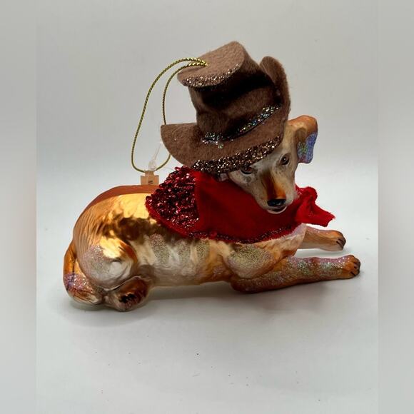 Christmas dog ornaments, set of 2 - Picture 6 of 10